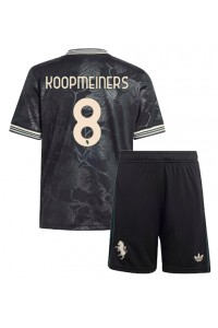 Fotbalové Dres Juventus Teun Koopmeiners #8 Dětské Třetí Oblečení 2025-26 Krátký Rukáv (+ trenýrky)